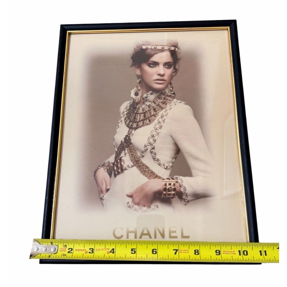 2011 CHANEL Picture Framed Fashion Advertisement Prints Wall Art Decor Set of 3 - Picture 10 of 10